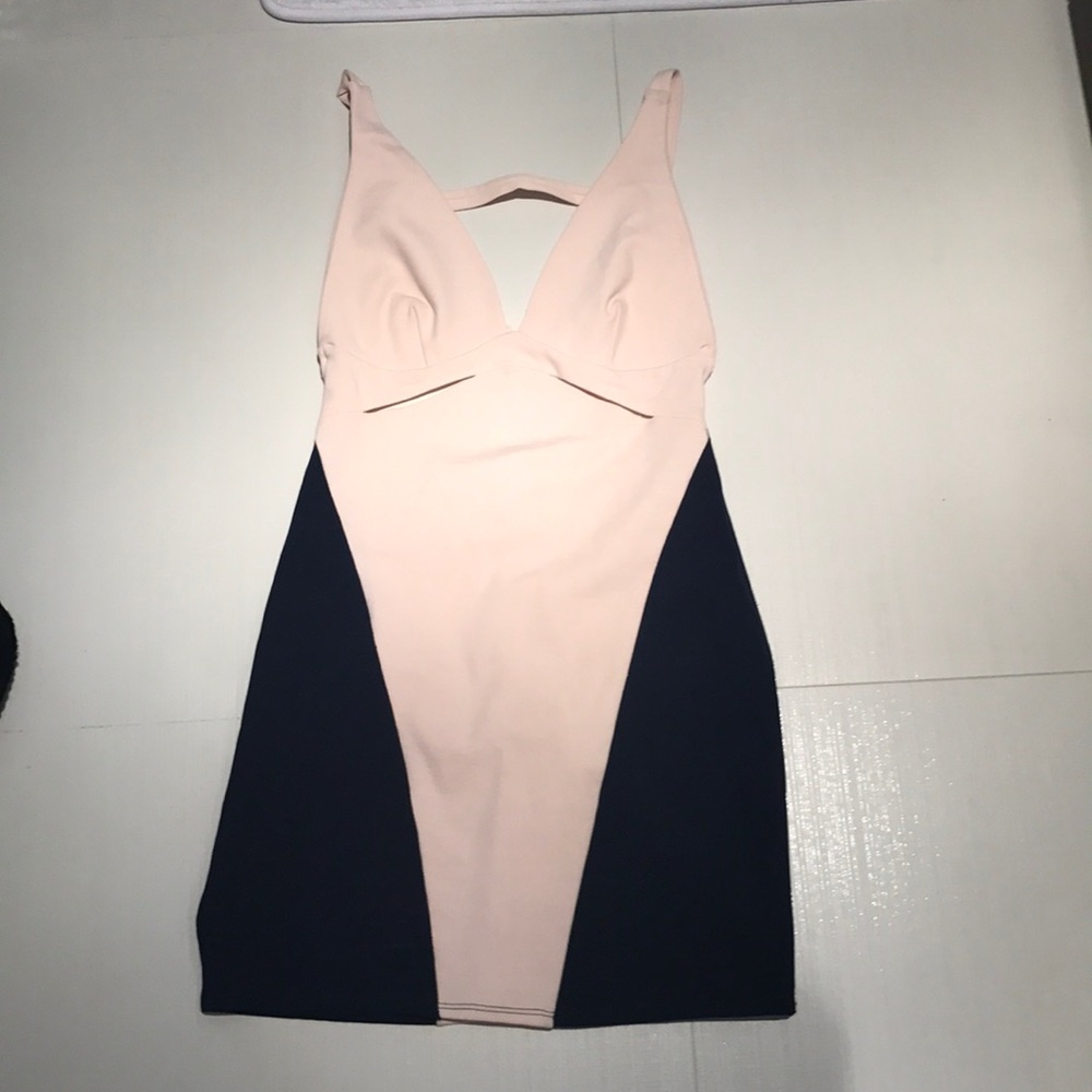 Tight open back dress